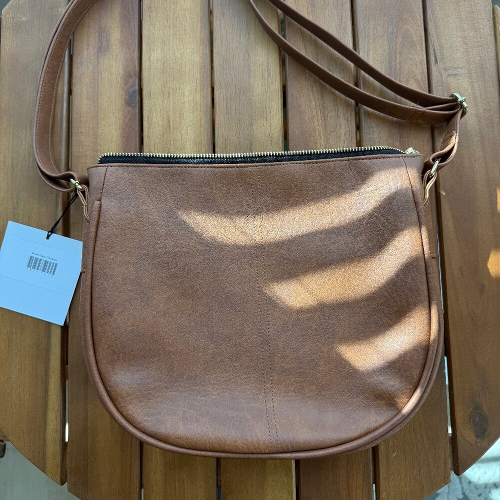Bytavi Brown Pagna Crossbody